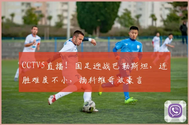 CCTV5直播！国足迎战巴勒斯坦，连胜难度不小，扬科维奇放豪言